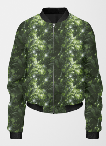 Women's Bomber Jacket - Jungle