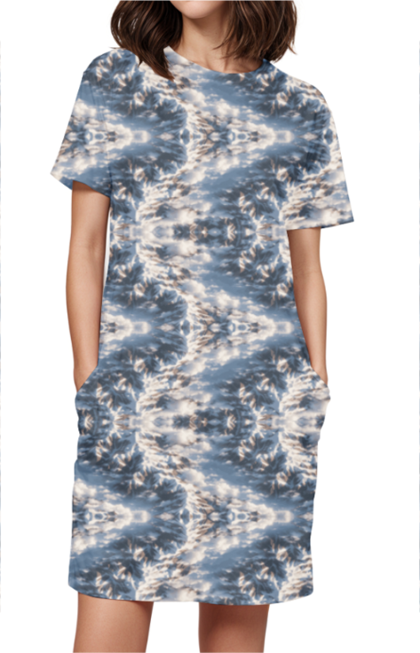 Women's Classic T-Dress - Mountain