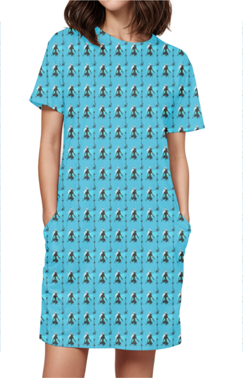 Women's Classic T-Dress - Lord Shiva 2