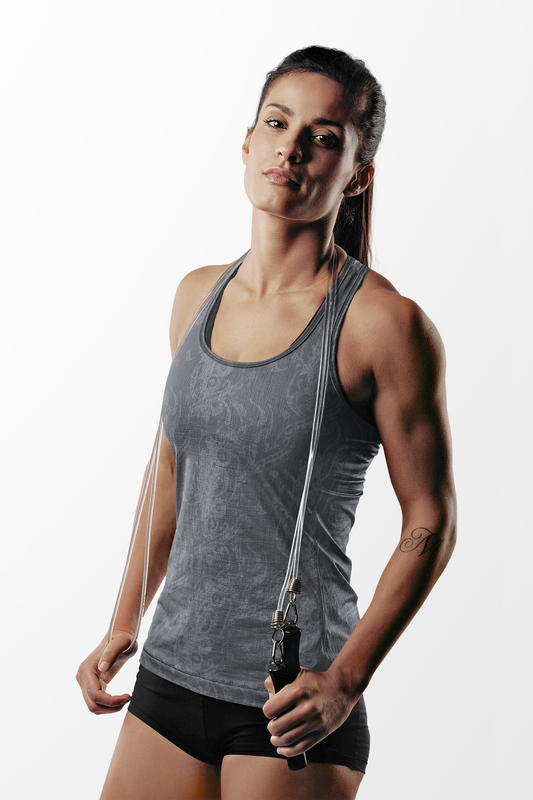 Women's Tank Top - Abstract Grey