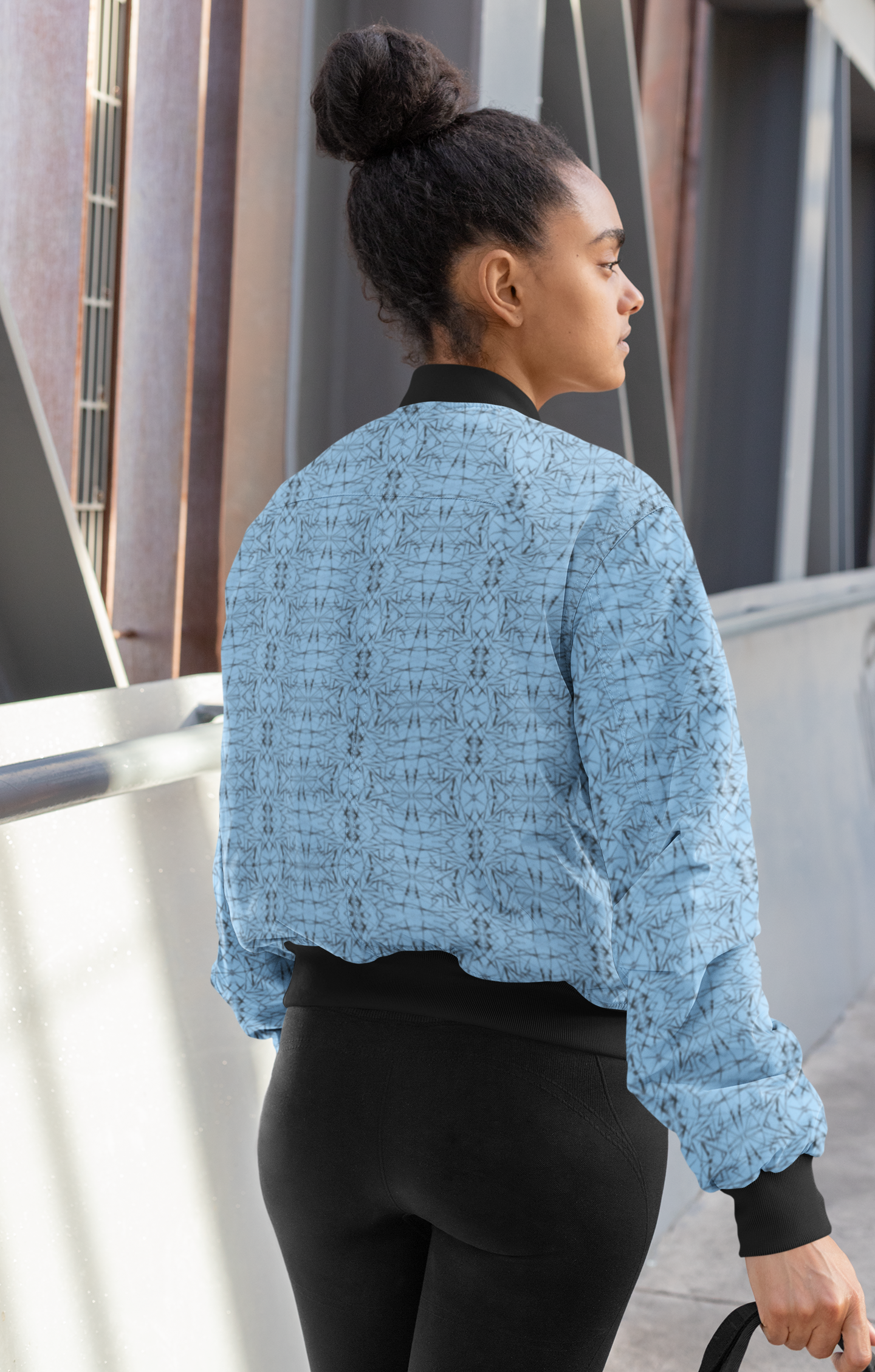 Women's Bomber Jacket - Geometry