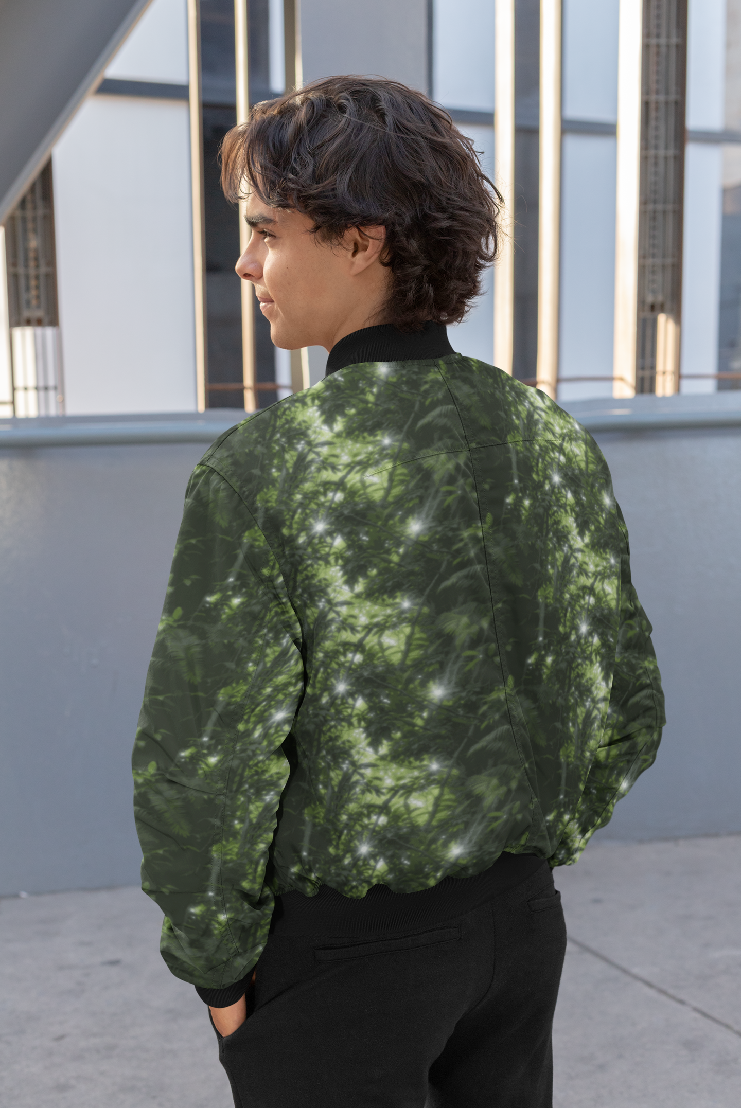 Men's Bomber Jacket - Jungle