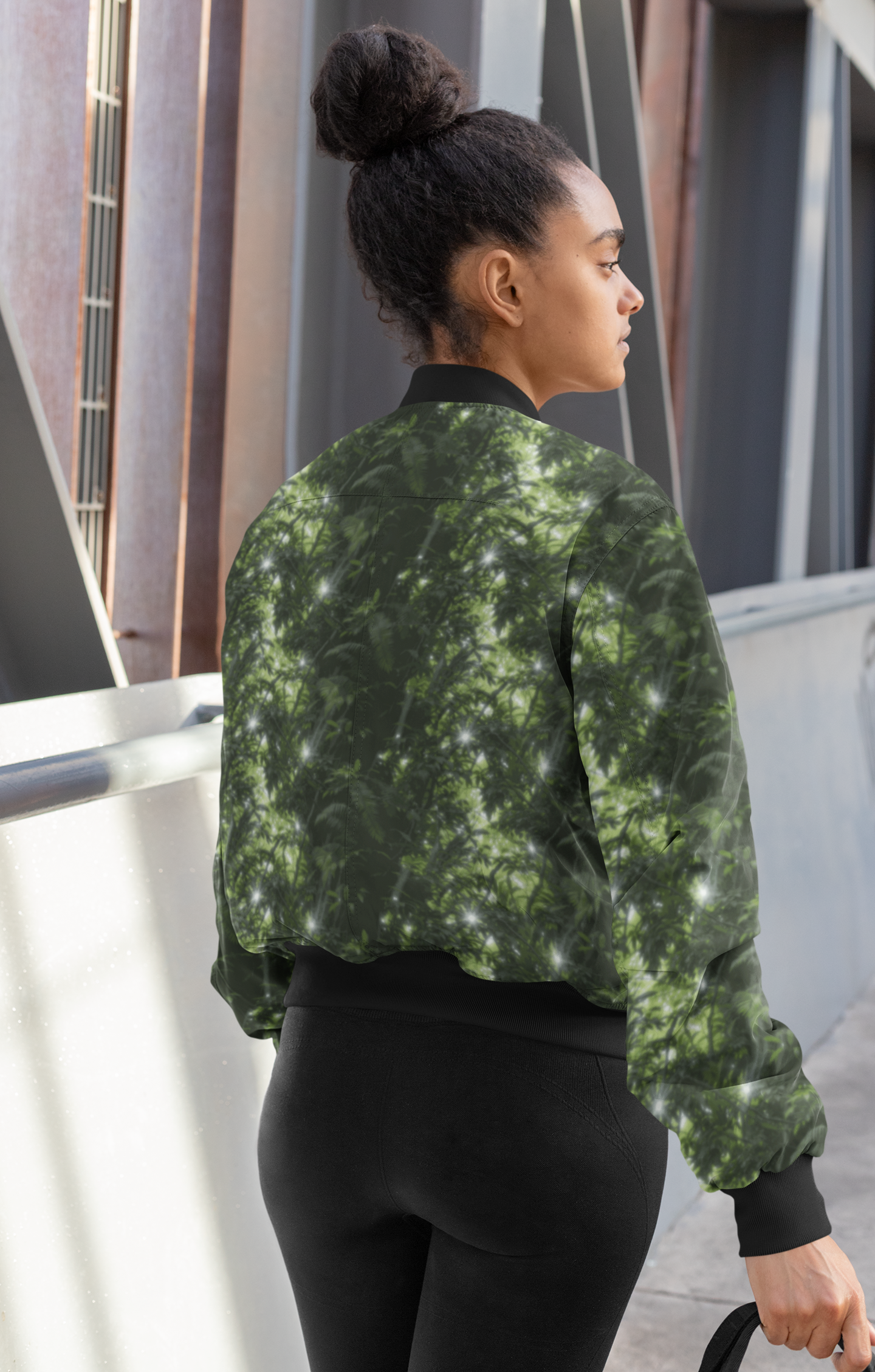 Women's Bomber Jacket - Jungle