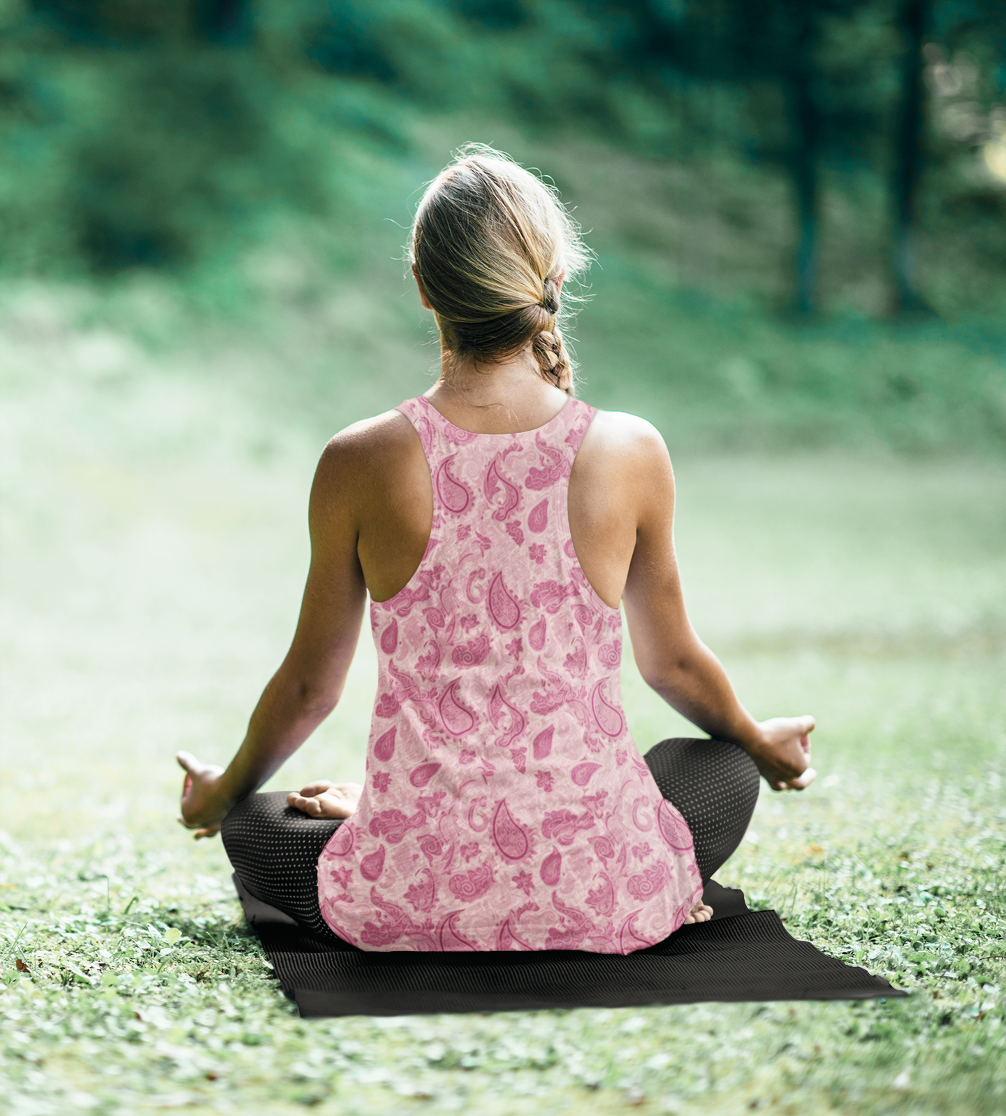 Women's Tank Top - Paisley Pink