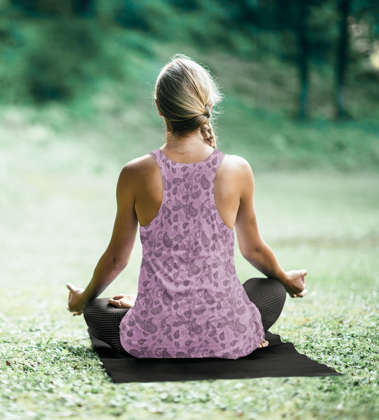 Women's Tank Top - Paisley Purple