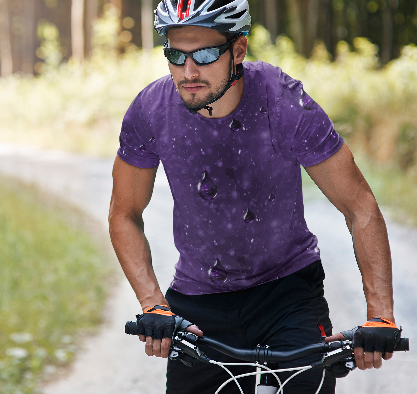 Men's T-shirt - Purple Rain