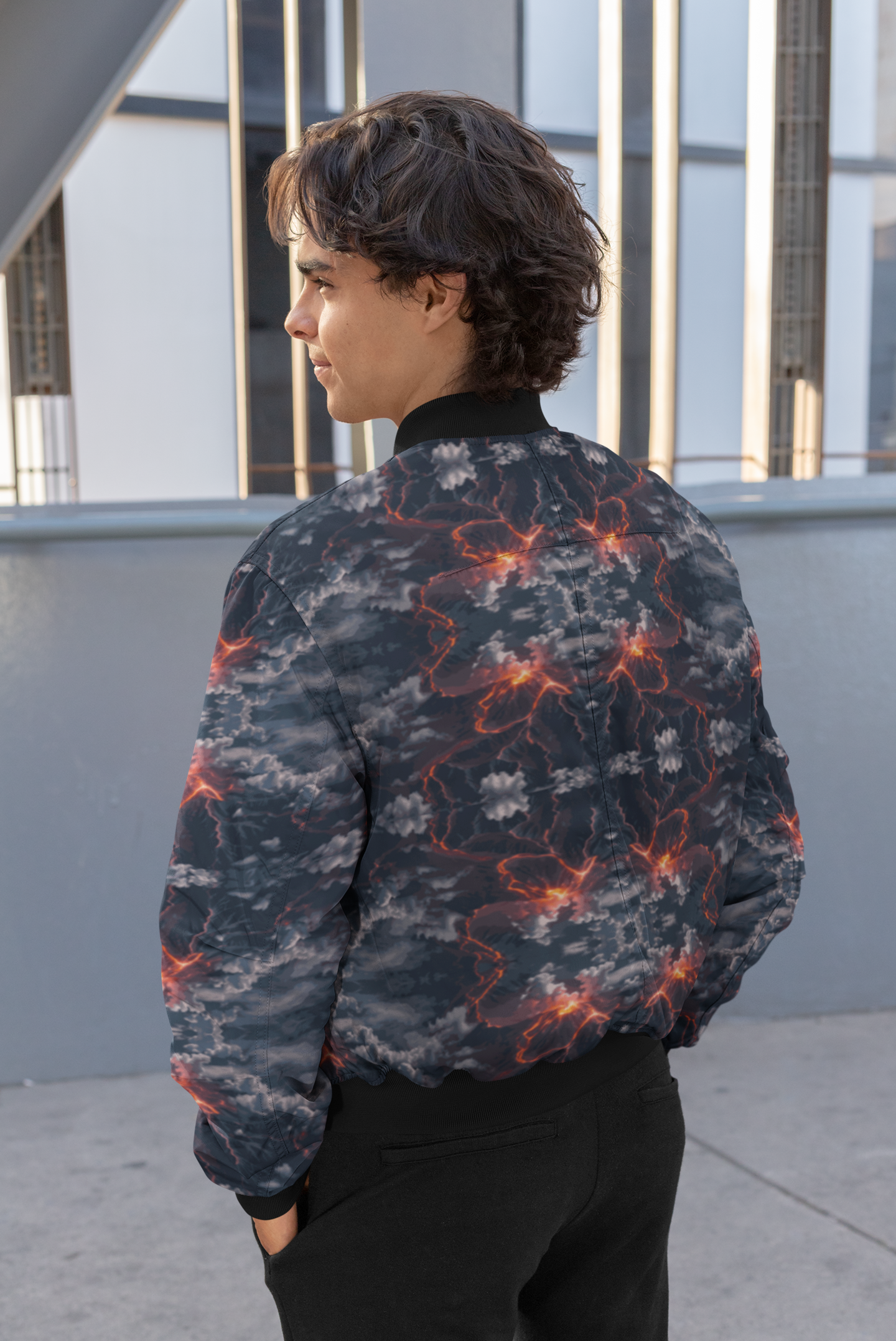 Men's Bomber Jacket - Volcano