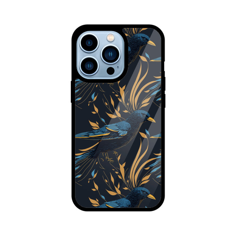 Apple iPhone Glass Phone Case - Birds 1