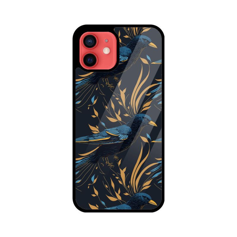 Apple iPhone Glass Phone Case - Birds 1