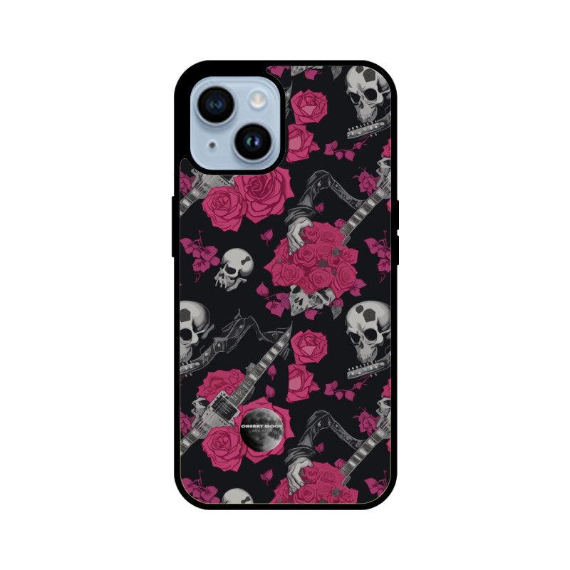 Apple iPhone Glass Phone Case - Sugar Skull 1