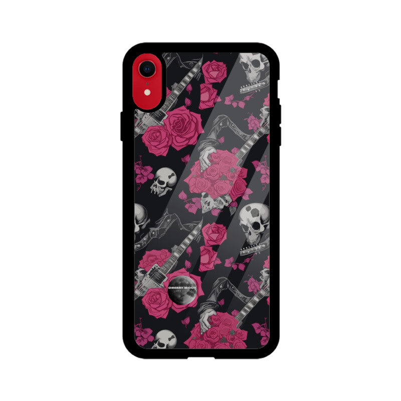 Apple iPhone Glass Phone Case - Sugar Skull 1