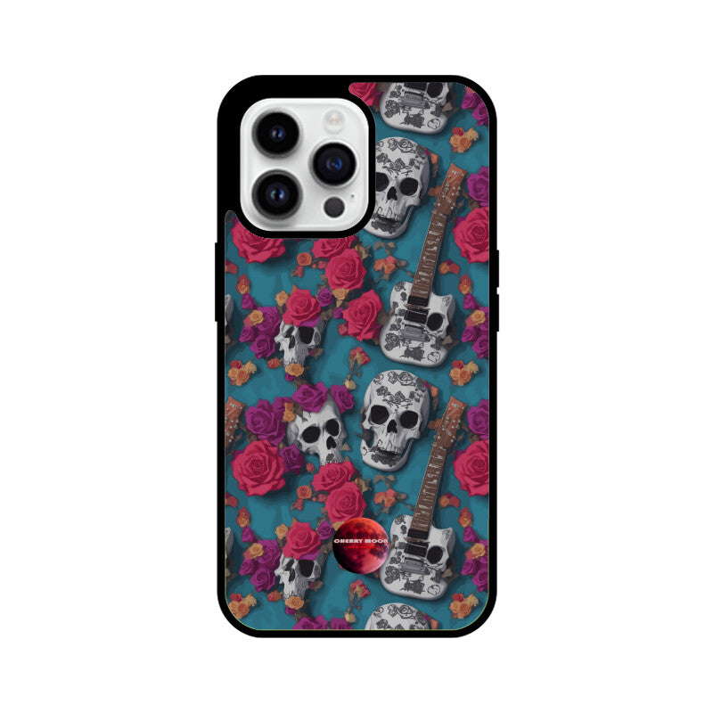 Apple iPhone Glass Phone Case - Sugar Skull 2