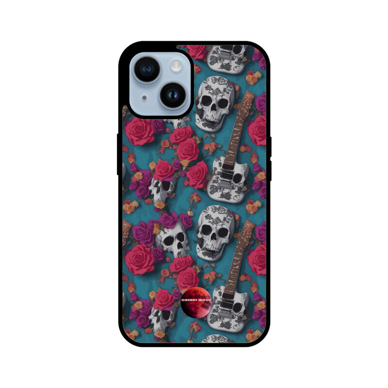 Apple iPhone Glass Phone Case - Sugar Skull 2