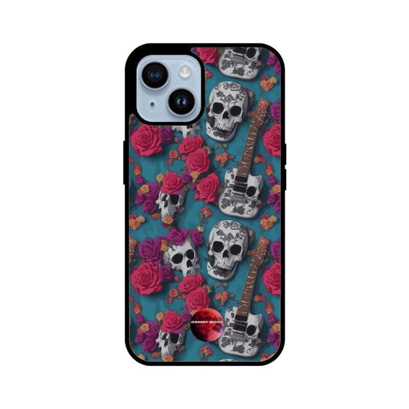 Apple iPhone Glass Phone Case - Sugar Skull 2