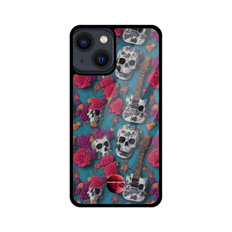 Apple iPhone Glass Phone Case - Sugar Skull 2