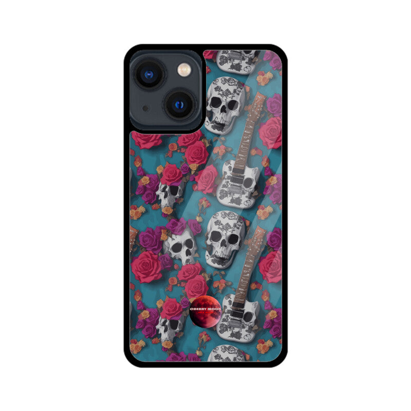 Apple iPhone Glass Phone Case - Sugar Skull 2