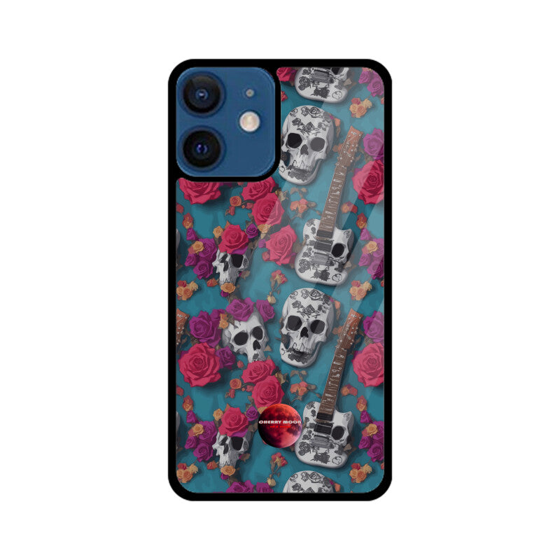 Apple iPhone Glass Phone Case - Sugar Skull 2