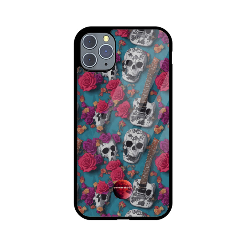 Apple iPhone Glass Phone Case - Sugar Skull 2