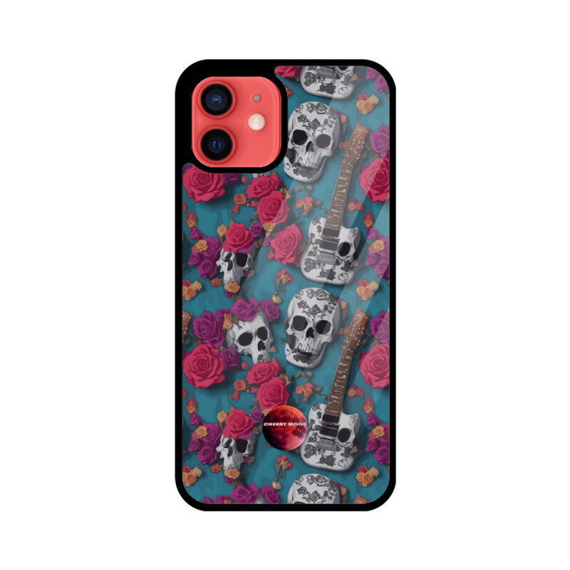 Apple iPhone Glass Phone Case - Sugar Skull 2