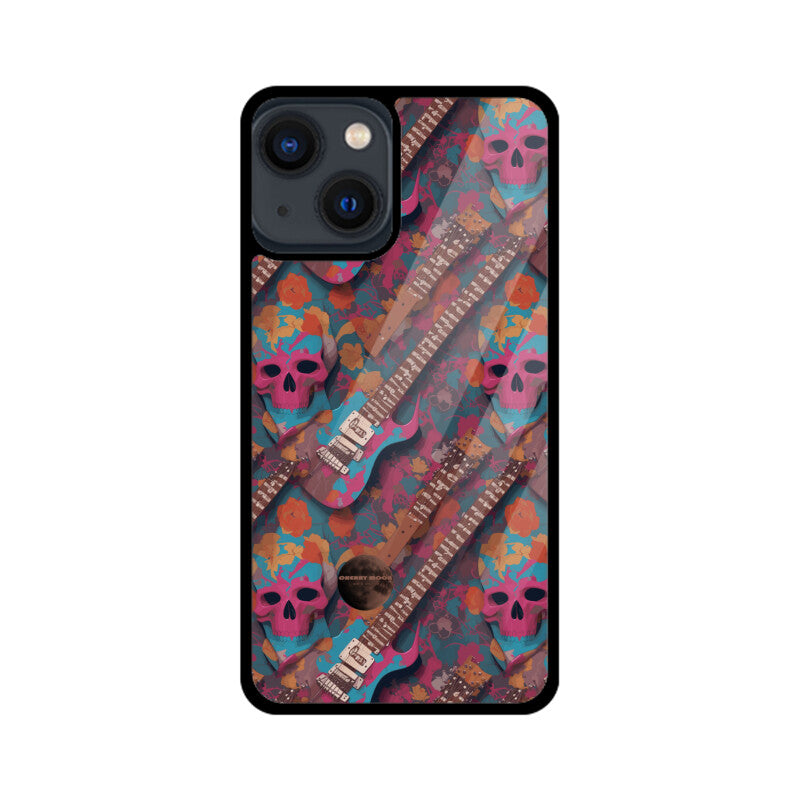 Apple iPhone Glass Phone Case - Sugar Skull 5