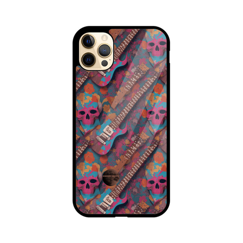 Apple iPhone Glass Phone Case - Sugar Skull 5