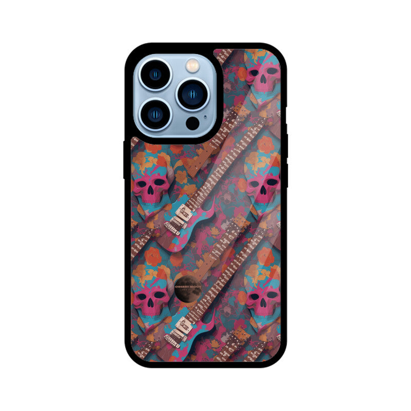 Apple iPhone Glass Phone Case - Sugar Skull 5