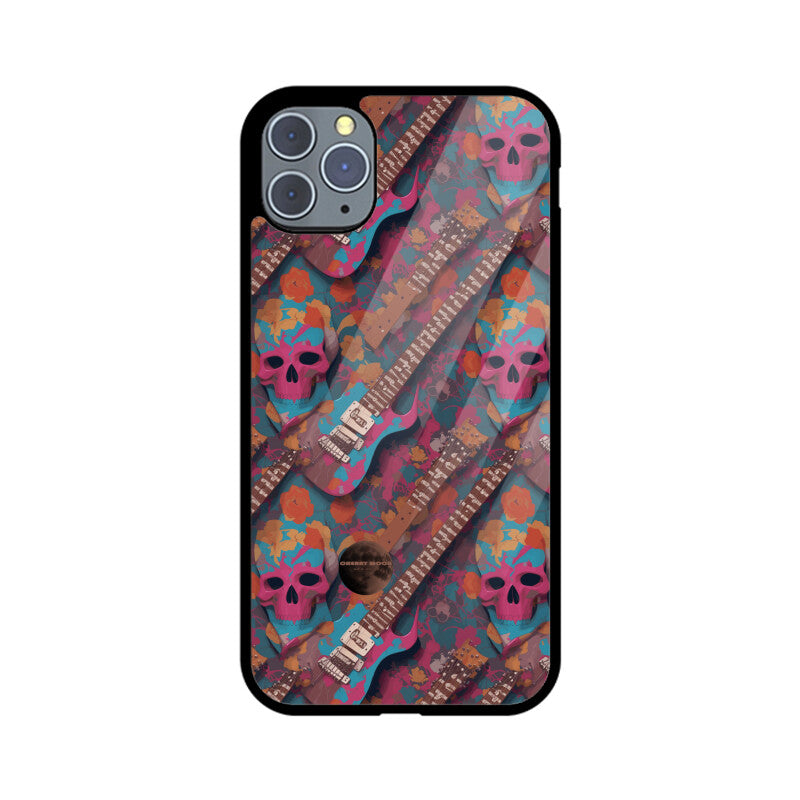 Apple iPhone Glass Phone Case - Sugar Skull 5