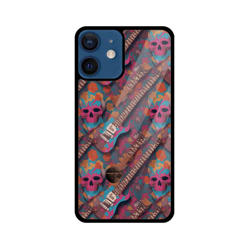 Apple iPhone Glass Phone Case - Sugar Skull 5