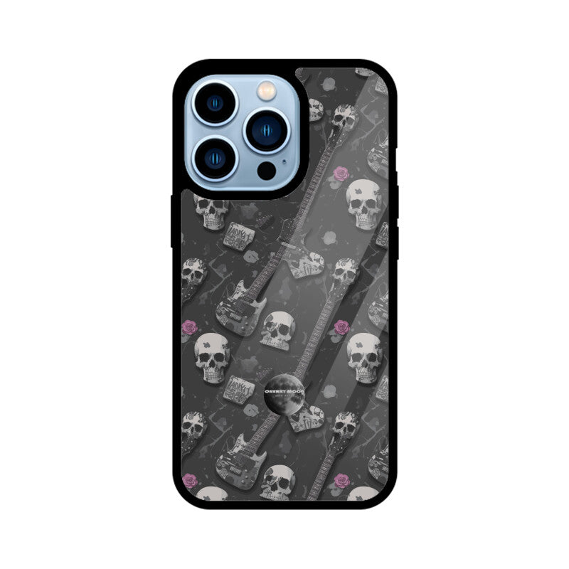 Apple iPhone Glass Phone Case - Sugar Skull 6