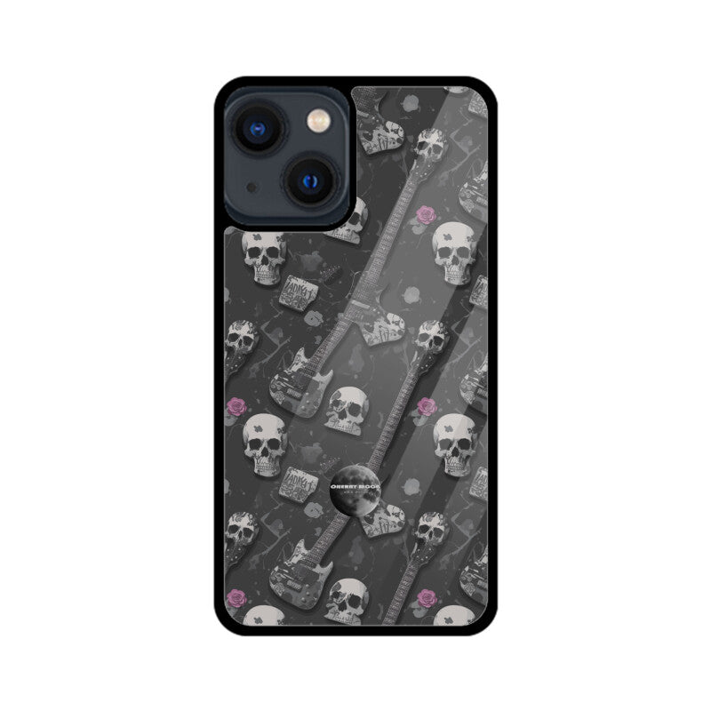 Apple iPhone Glass Phone Case - Sugar Skull 6