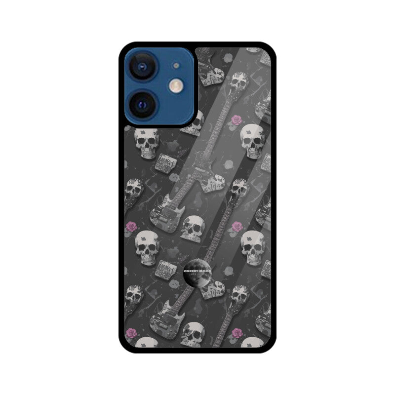 Apple iPhone Glass Phone Case - Sugar Skull 6