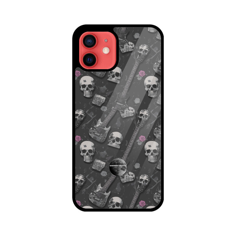 Apple iPhone Glass Phone Case - Sugar Skull 6