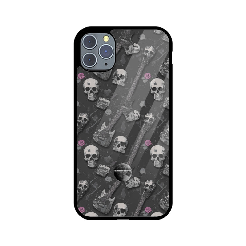 Apple iPhone Glass Phone Case - Sugar Skull 6