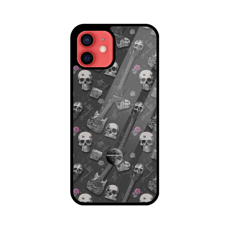 Apple iPhone Glass Phone Case - Sugar Skull 6