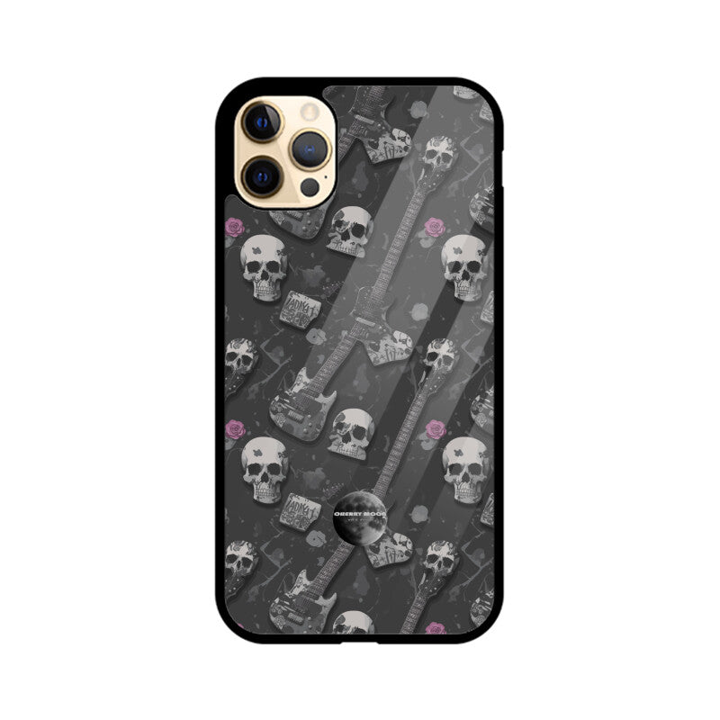 Apple iPhone Glass Phone Case - Sugar Skull 6