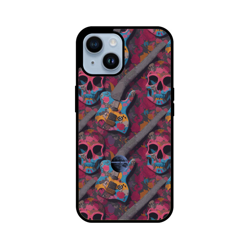 Apple iPhone Glass Phone Case - Sugar Skull 7