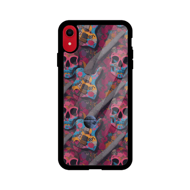 Apple iPhone Glass Phone Case - Sugar Skull 7