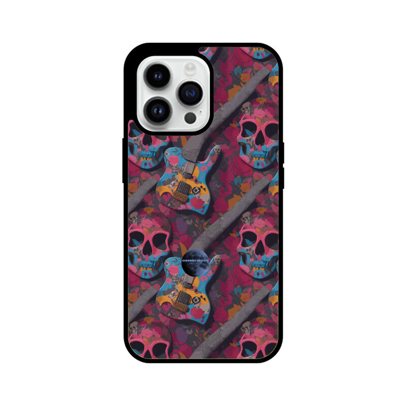 Apple iPhone Glass Phone Case - Sugar Skull 7