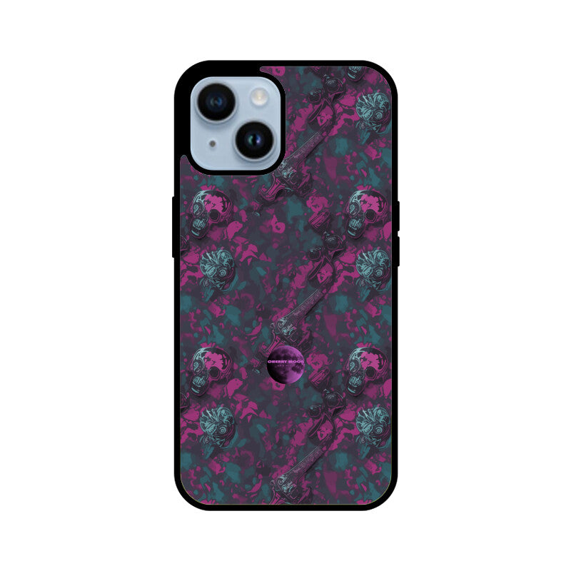 Apple iPhone Glass Phone Case - Sugar Skull 8