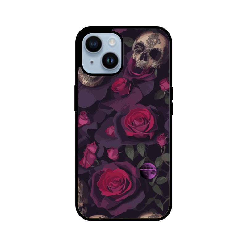 Apple iPhone Glass Phone Case - Sugar Skull 9