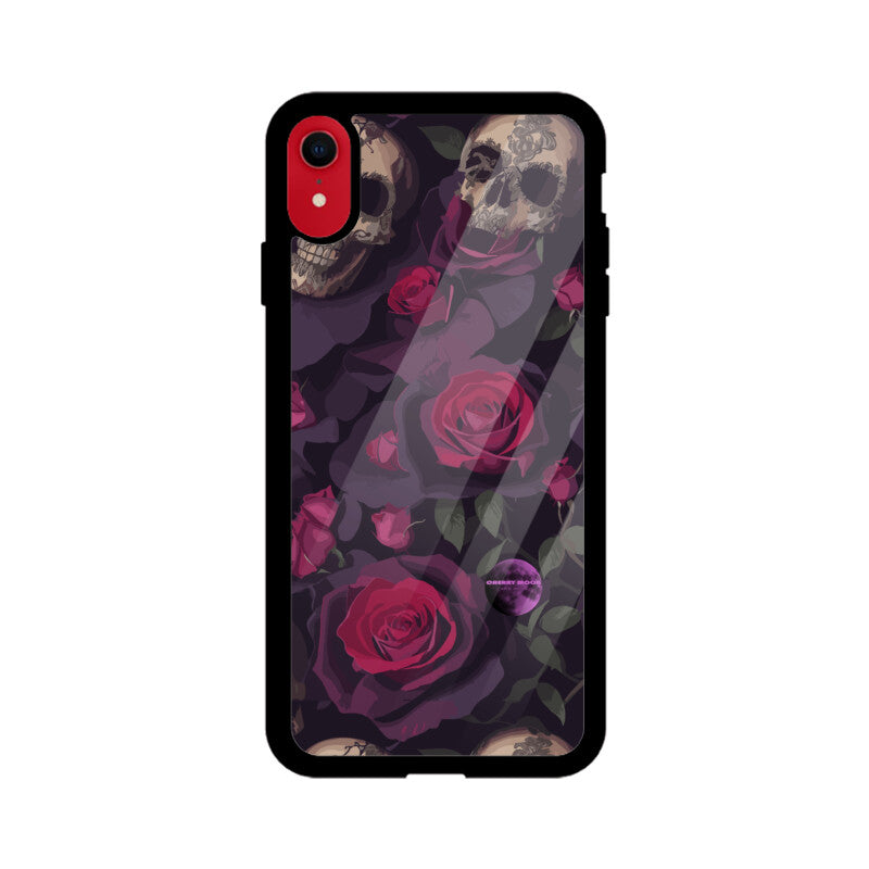 Apple iPhone Glass Phone Case - Sugar Skull 9