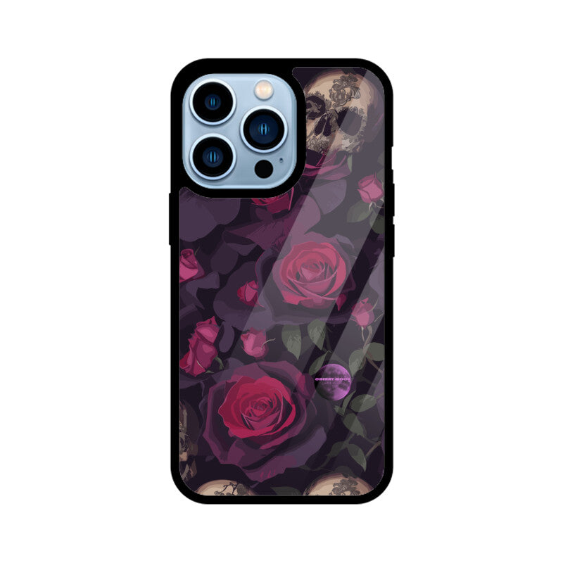 Apple iPhone Glass Phone Case - Sugar Skull 9