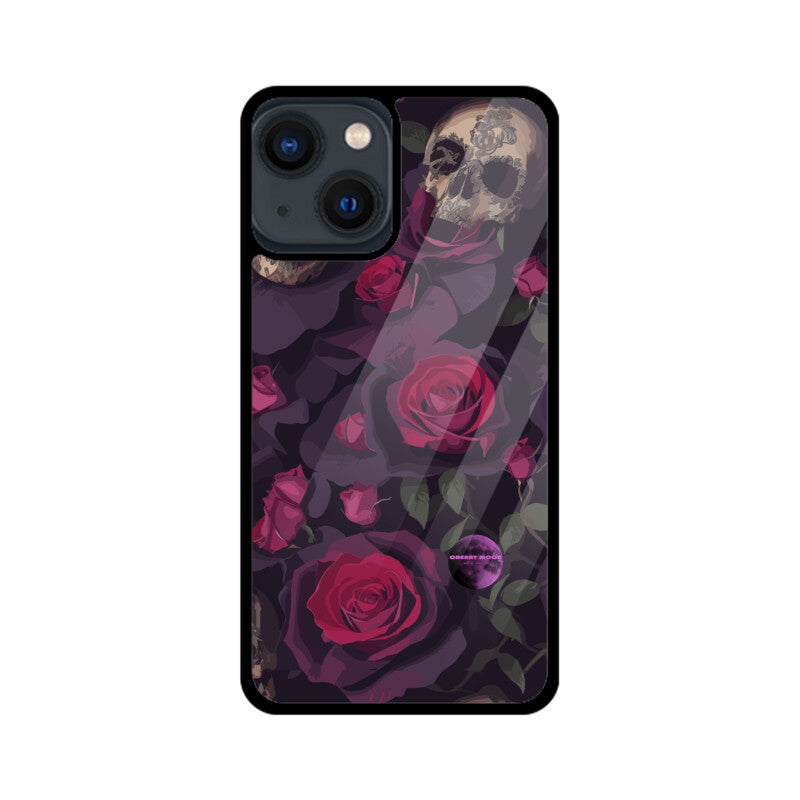 Apple iPhone Glass Phone Case - Sugar Skull 9