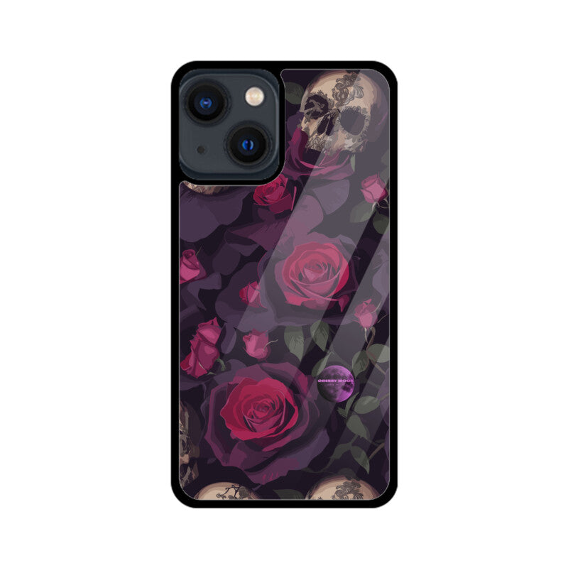 Apple iPhone Glass Phone Case - Sugar Skull 9