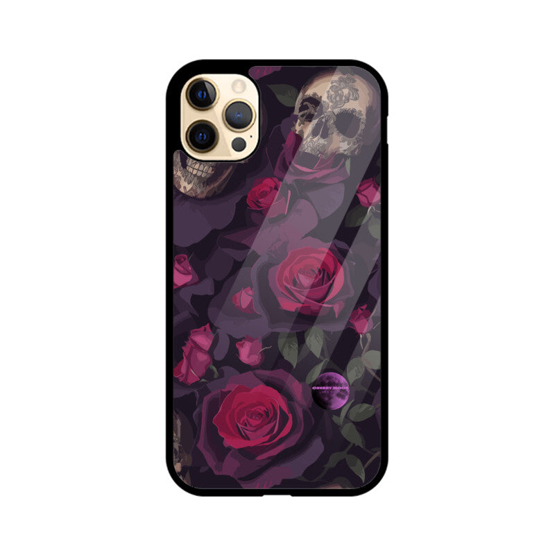 Apple iPhone Glass Phone Case - Sugar Skull 9