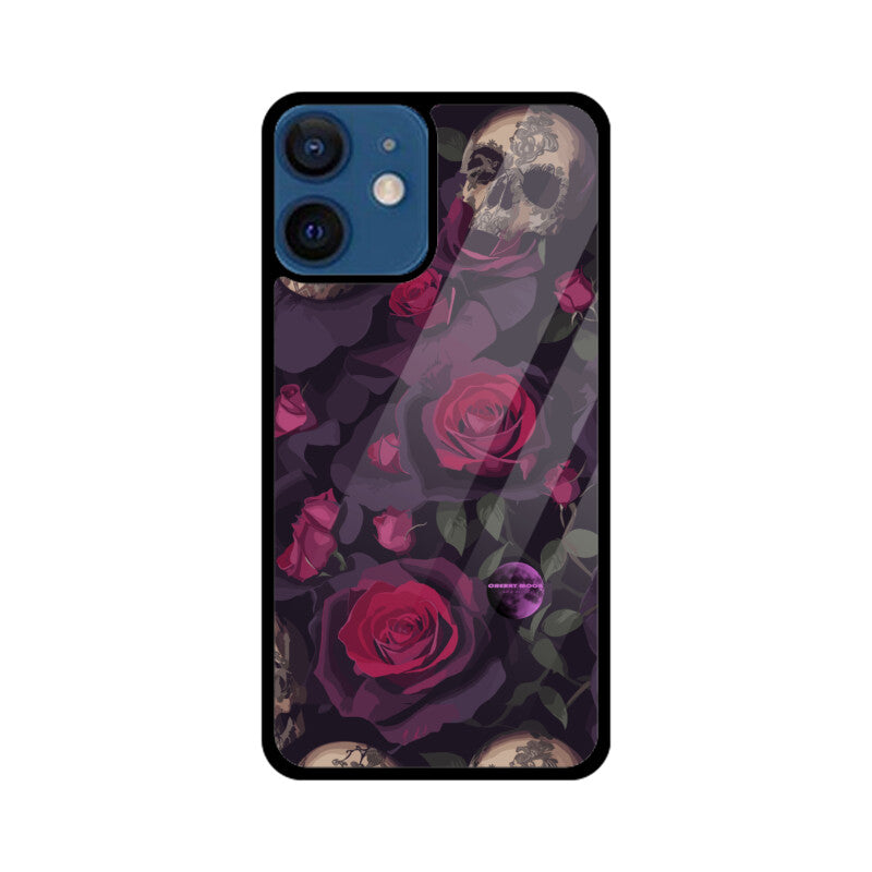 Apple iPhone Glass Phone Case - Sugar Skull 9