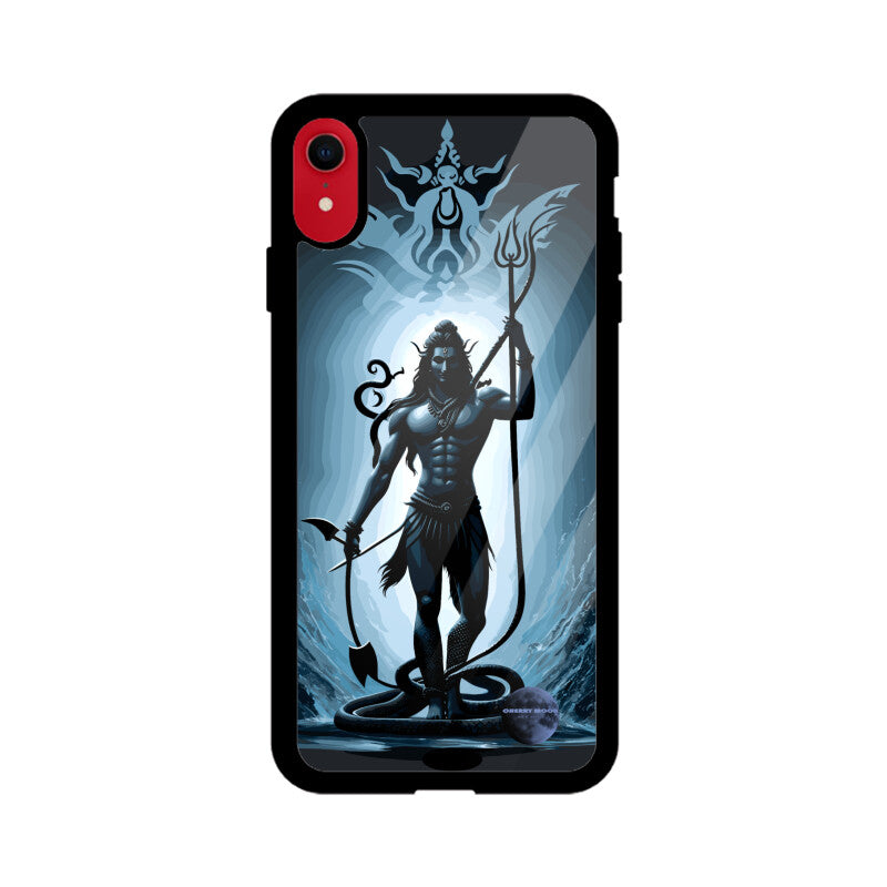 Apple iPhone Glass Phone Case - Lord Shiva 1