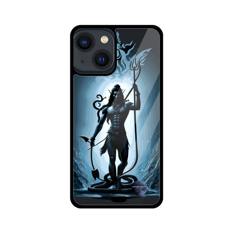 Apple iPhone Glass Phone Case - Lord Shiva 1