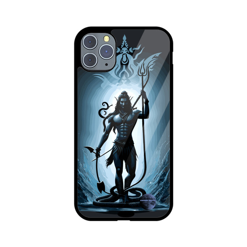 Apple iPhone Glass Phone Case - Lord Shiva 1