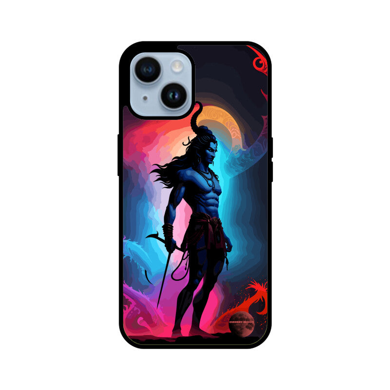 Apple iPhone Glass Phone Case - Lord Shiva 2